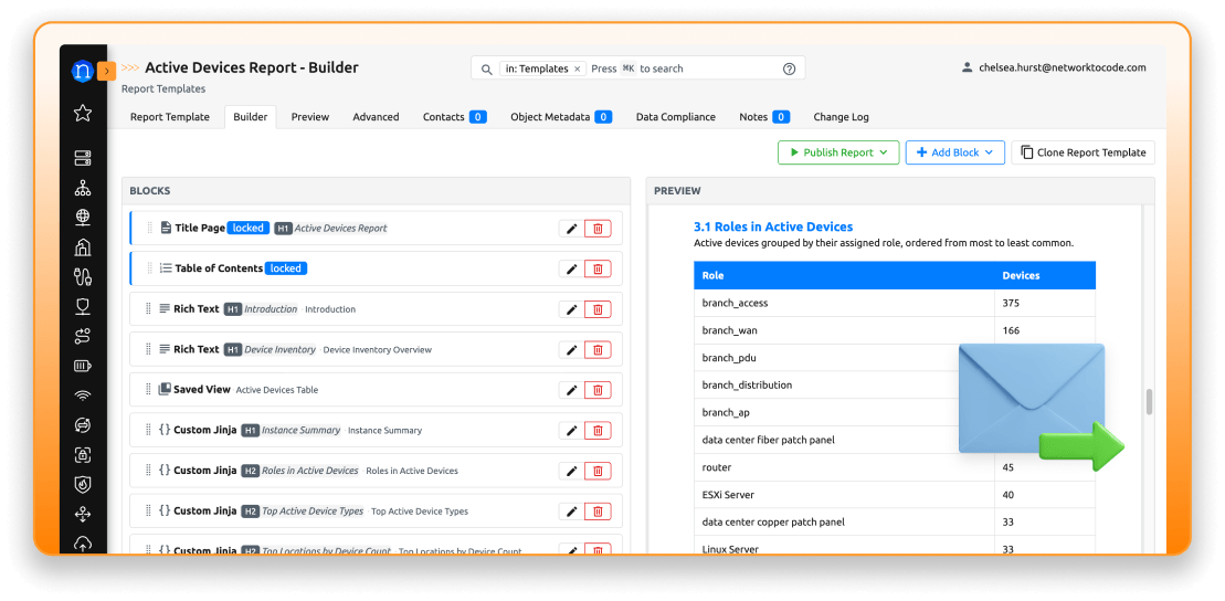 Active Devies Report - Builder